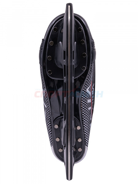 Коньки хоккейные Virtey Viper PW-206AK  р.35-46 цв.красно-черный