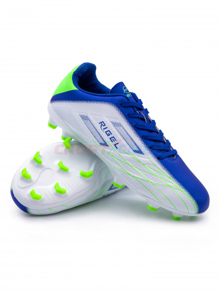 Бутсы Virtey 23883 Rigel р.33-45 цв.зелено-сине-белый