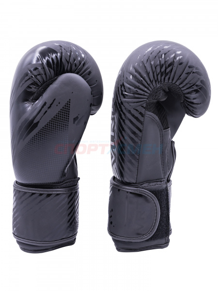 Перчатки боксерские Virtey BG13 Warrior 6-14ун цв.черный