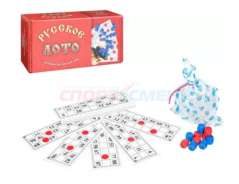 Лото MPS 02-139 (бочонок-пластик) в коробке