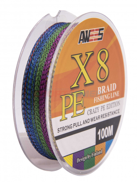 Шнур плетёный AWEES PE-X8 CAMO Mix 100м.