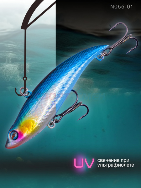 Ратлин AWEES AW-N066 Samako VIB (Asia) цв.серебристо-красно-голубой