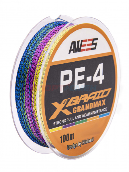 Шнур плетёный AWEES PE-4 CAMO Mix 100м.
