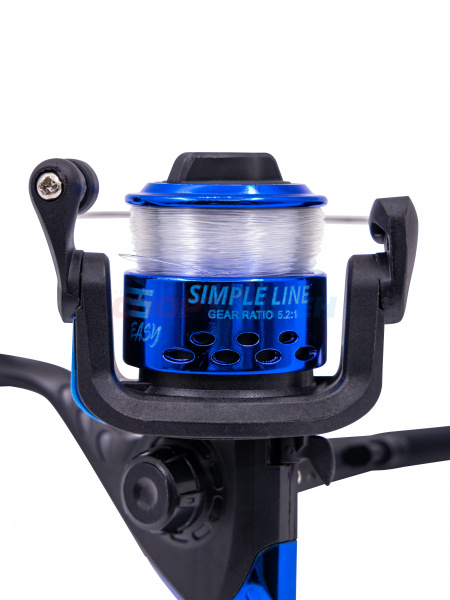 ***Катушка AWEES Easy Simple Line 1BB с леской***