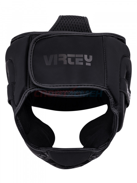 Шлем боксерский Virtey HG06 Block S-XL закрытый цв.черный