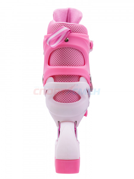 Коньки роликовые раздвижные Virtey Pegas  DJS-905 р. 31-42 цв.розовый