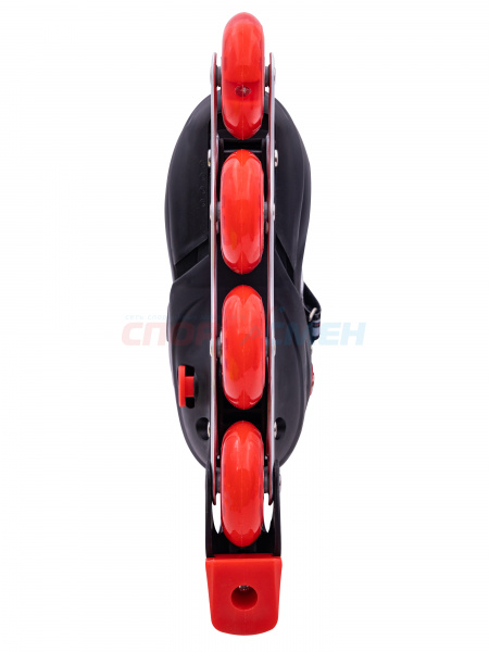 Коньки роликовые раздвижные Virtey Pegas  DJS-905 р. 31-42 цв.красный