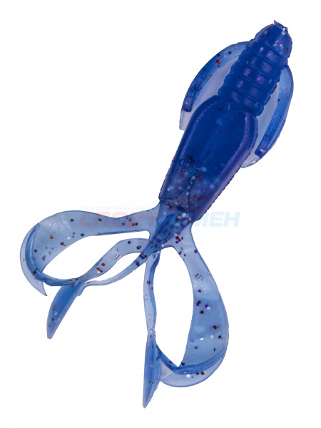 Приманка силиконовая AWEES Cancer 2,8" (уп.6шт) цв.синий