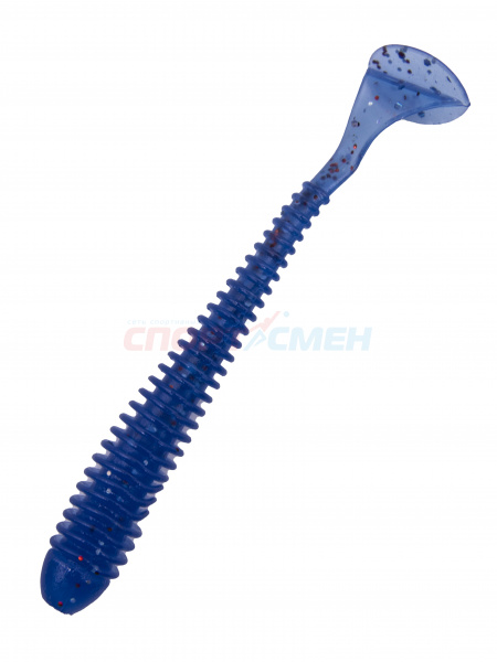 Приманка силиконовая AWEES Stick 3.5" (уп.7шт) цв.красно-синий