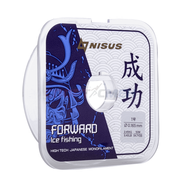 Леска Nisus Forward Ice Fishing Nylon Transparent 50м