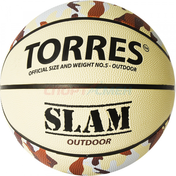 Мяч баскетбольный TORRES B02065 Slam р.5