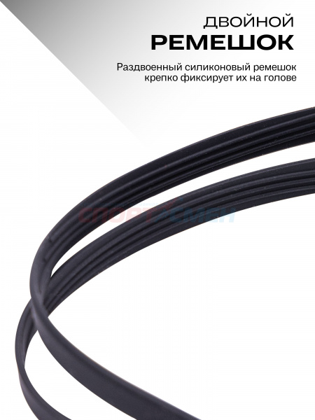 Очки для плавания Virtey S993M R Mirror Sr цв.черный