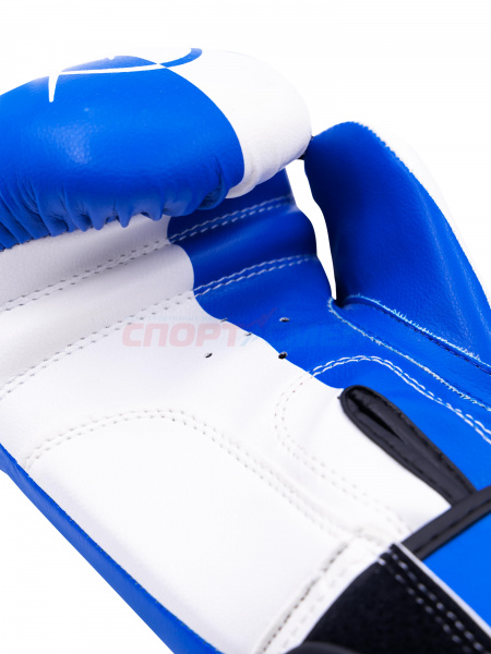 Перчатки боксерские Virtey BG06 X Fighting 6-14ун цв.сине-белый