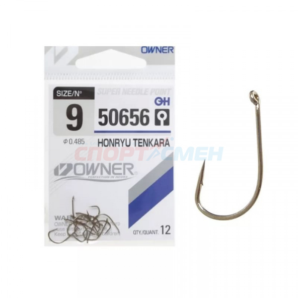 Крючки OWNER 50656 Honryu Tenkara brown