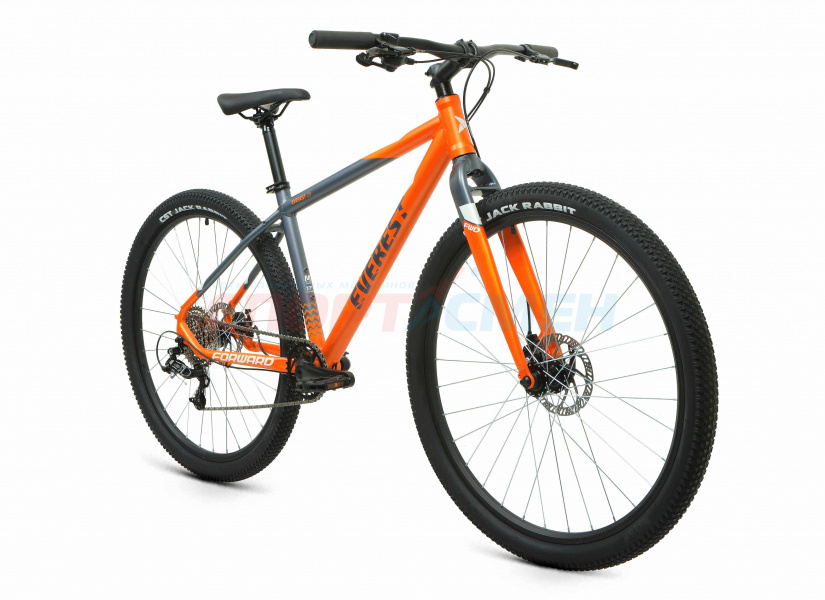 Велосипед Forward  Everest X D (8-ск) 29" цв.серо-оранжевый