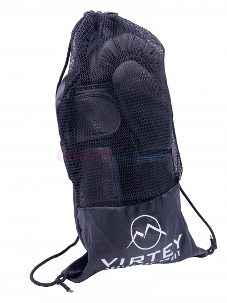 Перчатки боксерские Virtey BG07 10-12ун цв.черно-черный
