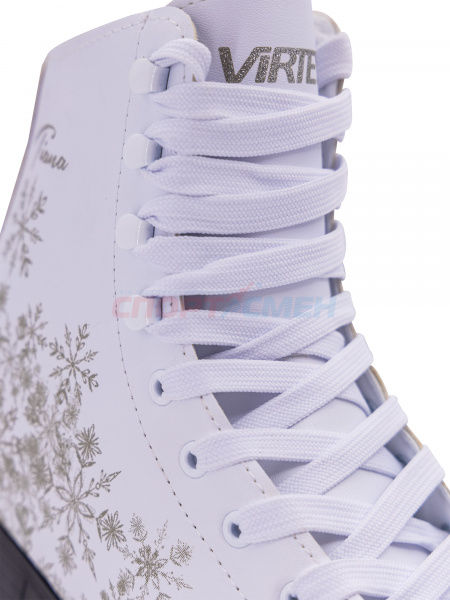 Коньки фигурные Virtey Tiana  32-42 цв.серебристо-белый
