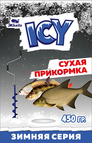 Прикормка зимняя ICY 0,45кг.