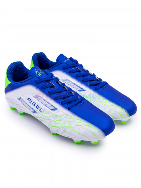 Бутсы Virtey 23883 Rigel р.33-45 цв.зелено-сине-белый