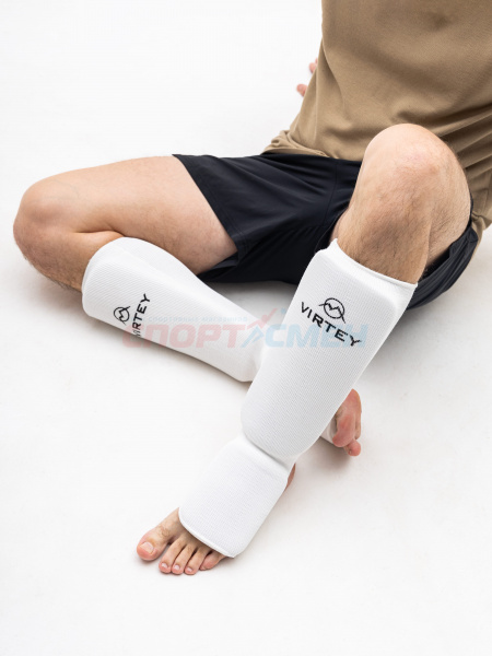 Защита голени и стопы Virtey SS01 XS-L цв.белый