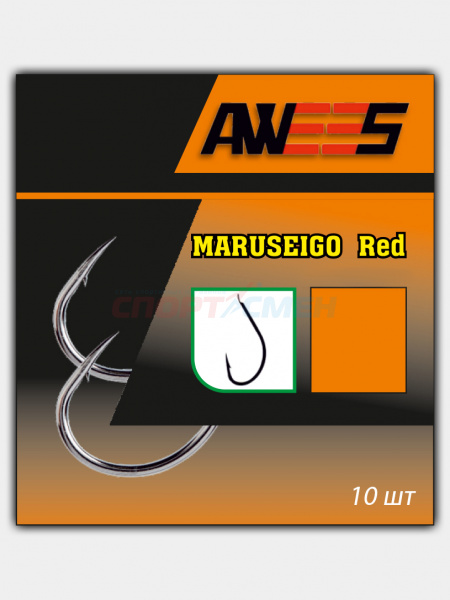 Крючки AWEES Maruseigo Red (лопатка) (10шт)