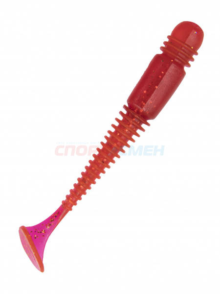 Приманка силиконовая AWEES Fry 3.9" (уп.5шт) цв.красный