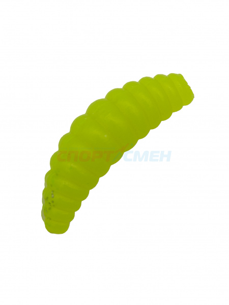 Приманка силиконовая AWEES Maggot 1,4" (уп.8шт) цв.салатовый