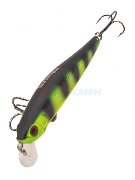 Воблер TsuYoki RIVAL SR 72SP цв.салатово-зелено-черный