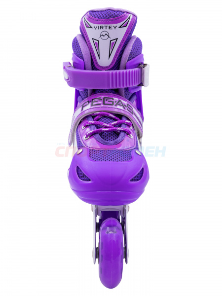 Коньки роликовые раздвижные Virtey Pegas  DJS-905 р. 31-42 цв.фиолетовый