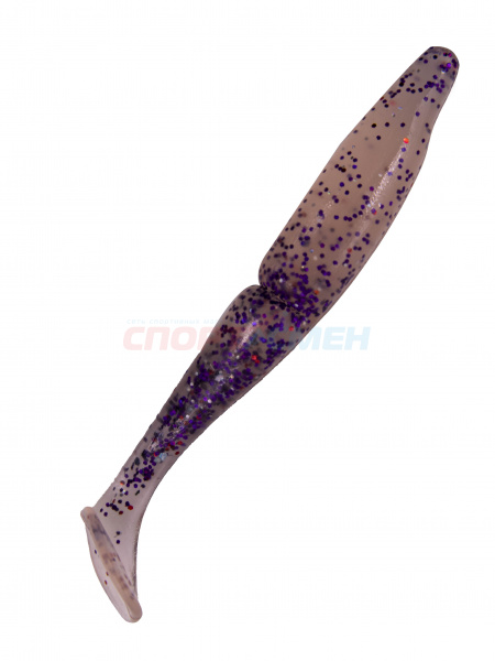 Приманка силиконовая AWEES Goby 3,1" (уп.6шт) цв.фиолетово-прозрачный