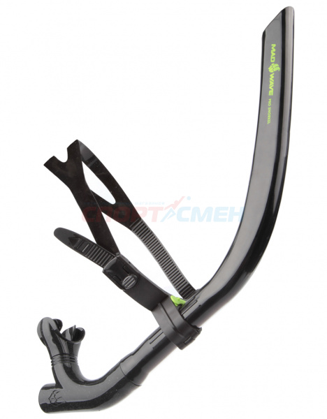 Трубка фронтальная Mad Wave M0773 01 Pro Snorkel  цв.черный