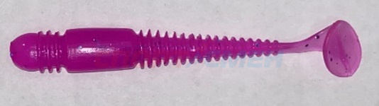 Приманка силиконовая AWEES Fry 3.9" (уп.5шт) цв.фиолетовый