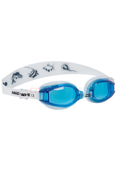 Очки для плавания Mad Wave M0415 01 Coaster Kids  цв.сине-белый