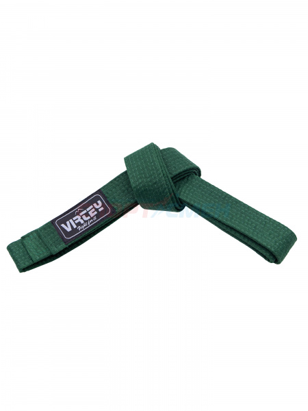 Пояс каратэ/дзюдо Virtey B01 2.6м   цв.зеленый