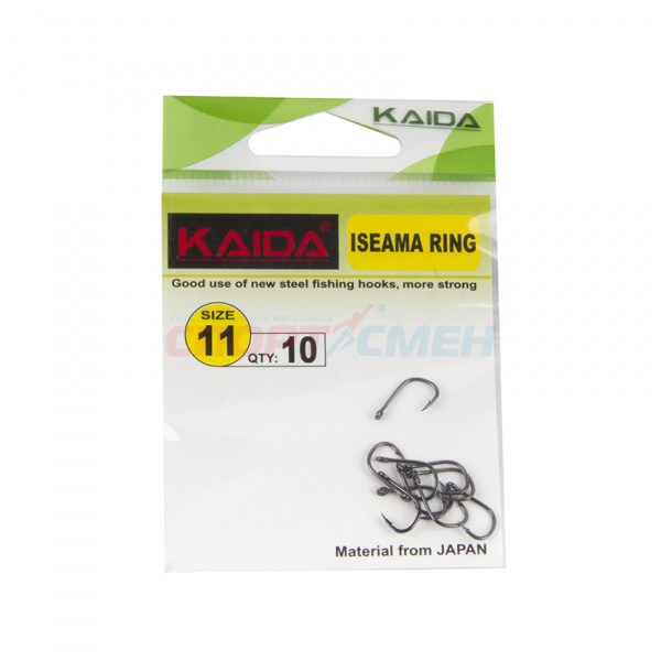 Крючки Kaida Iseama ring (10шт)