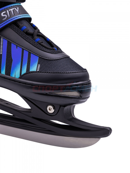 Коньки ледовые раздвижные Virtey SITY New 37-44 цв.сине-черный