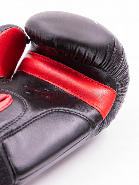 Перчатки боксерские Virtey BG16 Fighting 6-14ун цв.черный