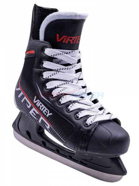 Коньки хоккейные Virtey Viper PW-206AK  р.35-46 цв.красно-черный