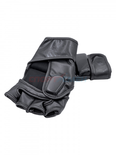 Перчатки боевые Virtey MG05 MMA р.S-XL цв.черно-черный