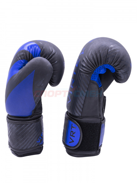 Перчатки боксерские Virtey BG13 Warrior 6-14ун цв.сине-черный