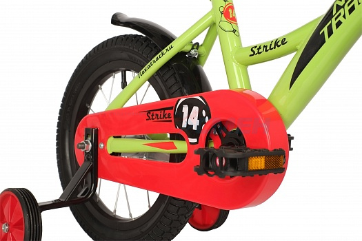 Велосипед Novatrack  STRIKE (1-ск) 14" цв.зеленый