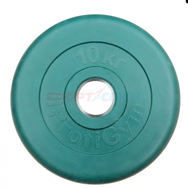 Диск обрезин.(цветной) ProfiGym d 51мм 10кг