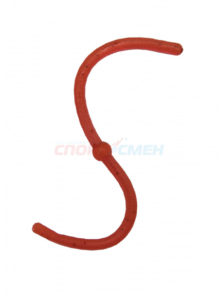 Приманка силиконовая AWEES Pasta 4" (уп.11шт) цв.красный