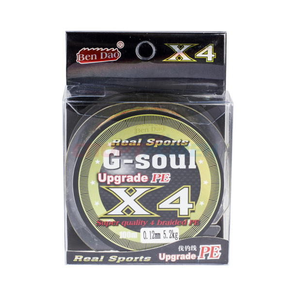 Шнур плетёный BenDao G-soul X4 цветной 100м