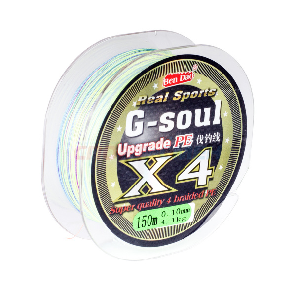 Шнур плетёный BenDao G-soul X4 цветной 150м