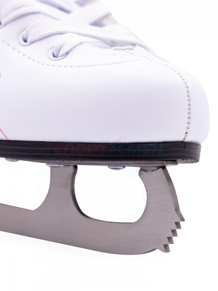 Коньки фигурные Virtey Bella мех р.35-42 цв.белый