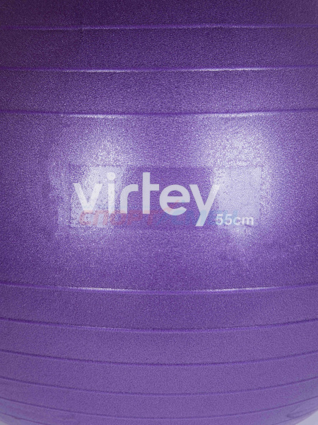 Фитбол Virtey LGB-1502 (антивзрыв) 55 см цв.фиолетовый