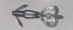 Приманка силиконовая AWEES Cancer 2,8" (уп.6шт) цв.серебристый