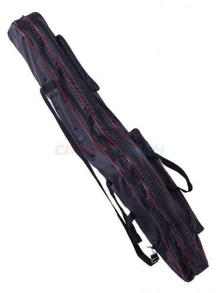 Чехол д/удилищ с катушкой AWEES 130см (2 секции) цв.черный