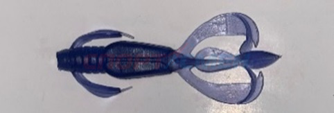 Приманка силиконовая AWEES Cancer 2,8" (уп.6шт) цв.т.синий
